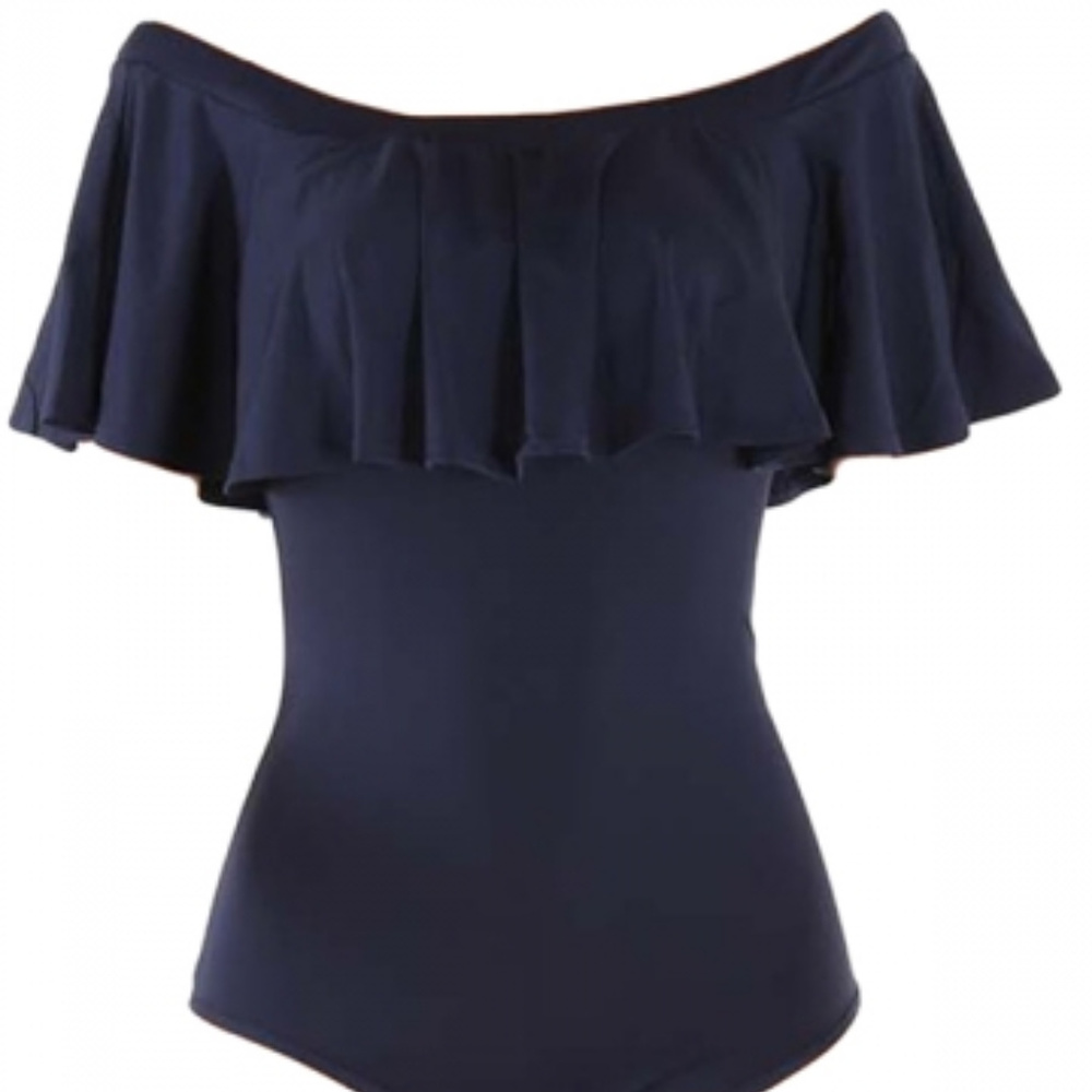 **NWT Navy Holipick One Piece Swim Suit size Small